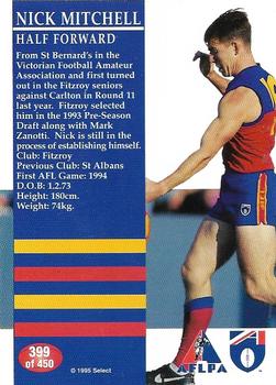1995 Select AFL #399 Nick Mitchell Back